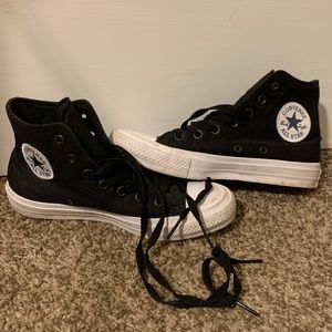 Limited Edition Black High Top Converse